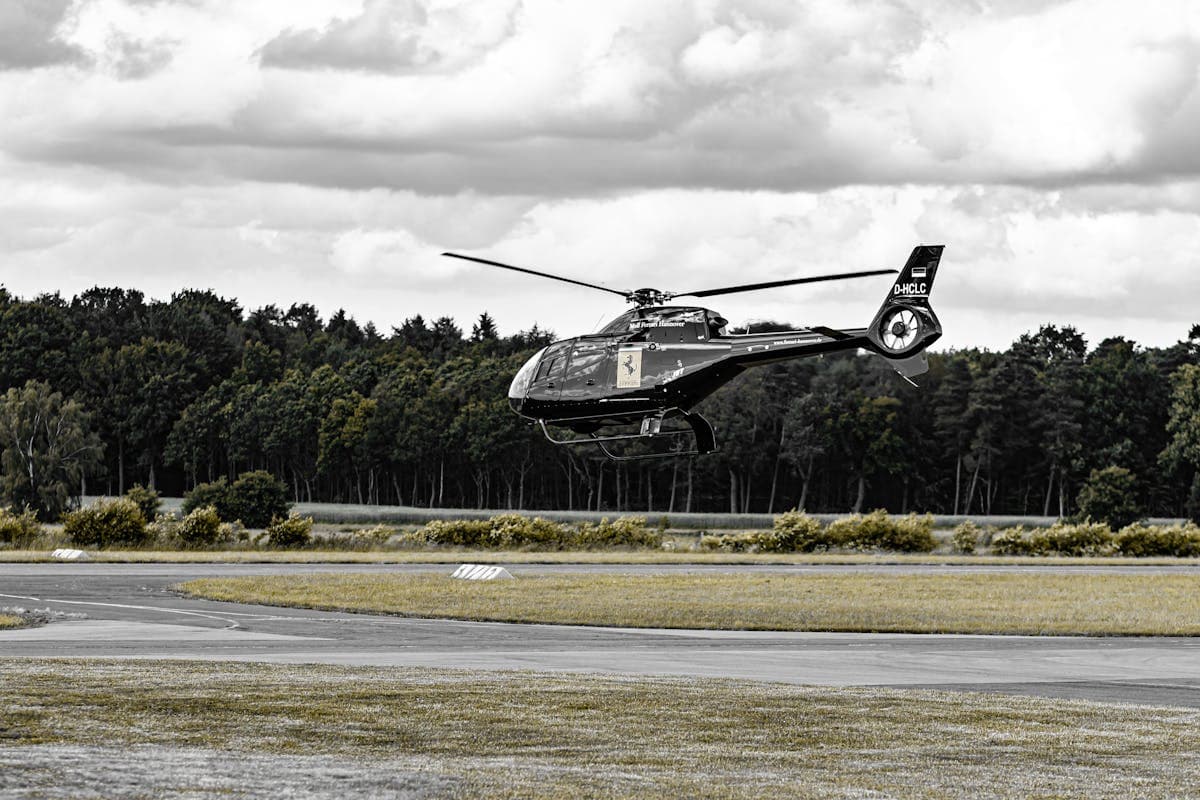 Helicopter transfer Lyon-Bron